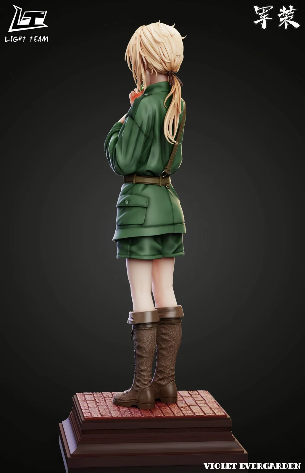 1/6 Scale Childhood Military Uniform Ver. Violet Evergarden - Violet Evergarden Statue - Light Team Studios - Image 2