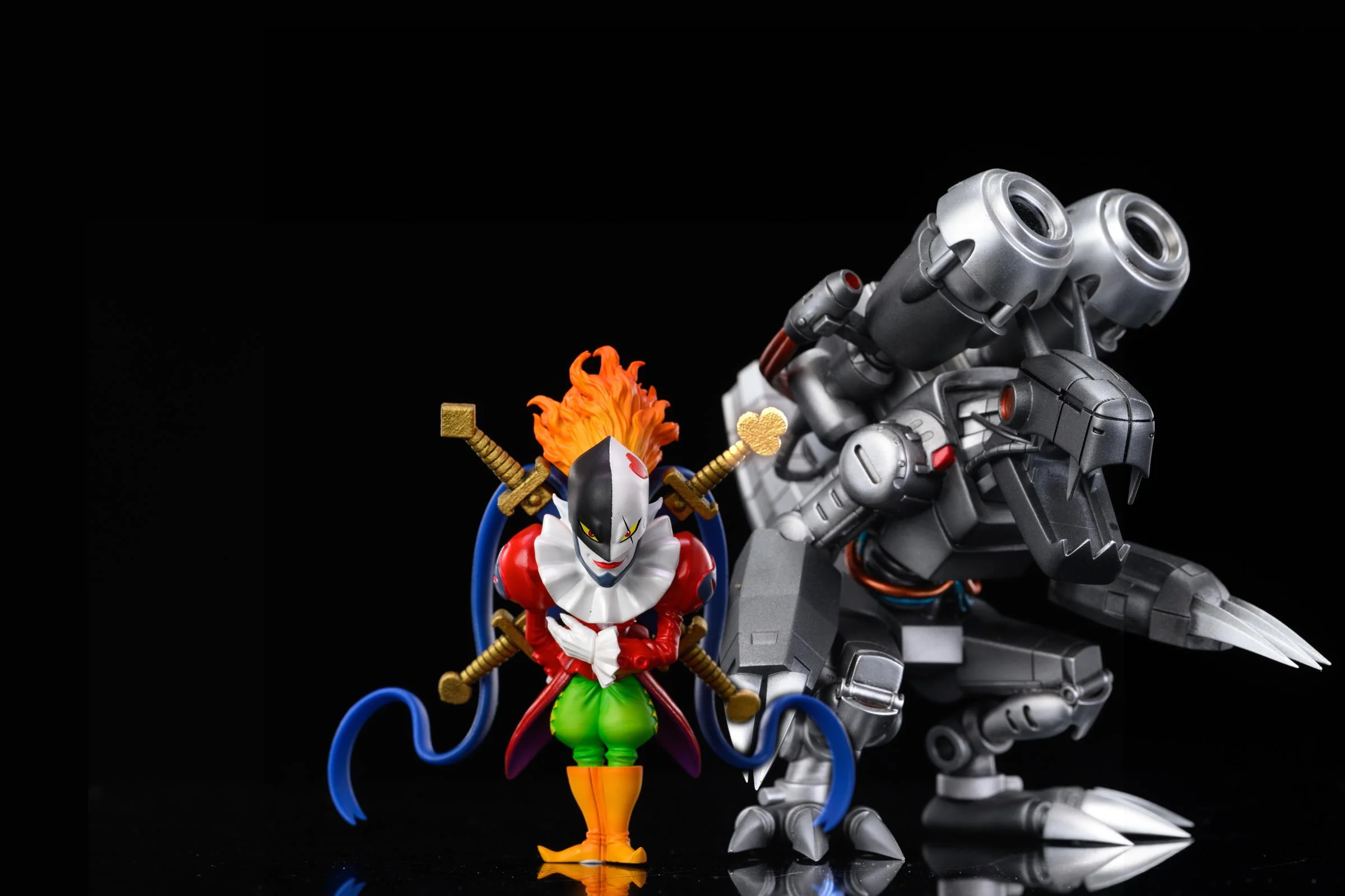 WCF Scale Dark Four Heavenly Kings Series 002 Mugendramon & Metal Seadramon - Digimon Resin Statue - LeaGue Studios - Image 4