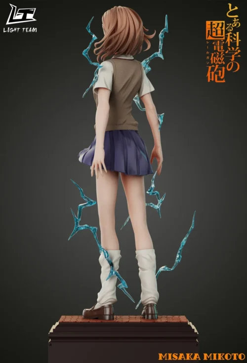 1/7 & 1/4 Scale Mikoto Misaka - A Certain Magical Index Resin Statue - Light Team Studios - Image 2