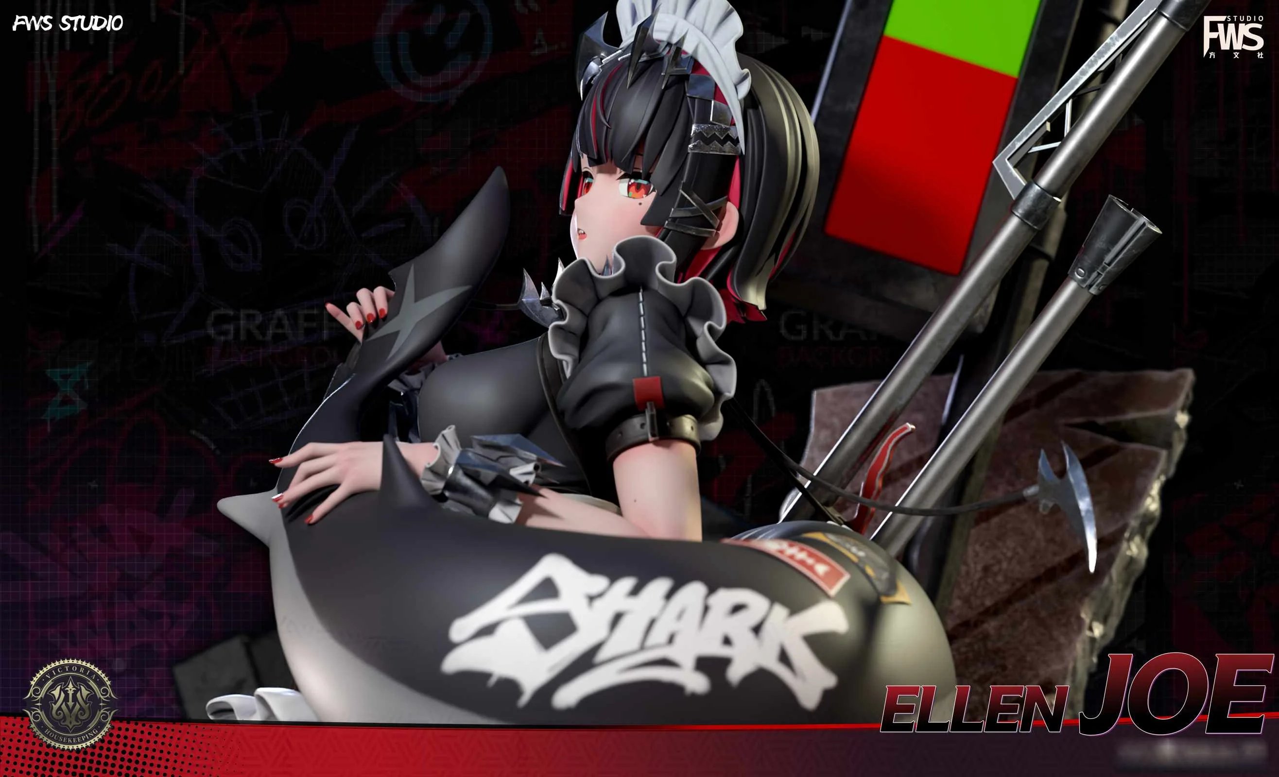 1/6 Scale Ellen Joe - Zenless Zone Zero Resin Statue - FWS Studio - Image 4