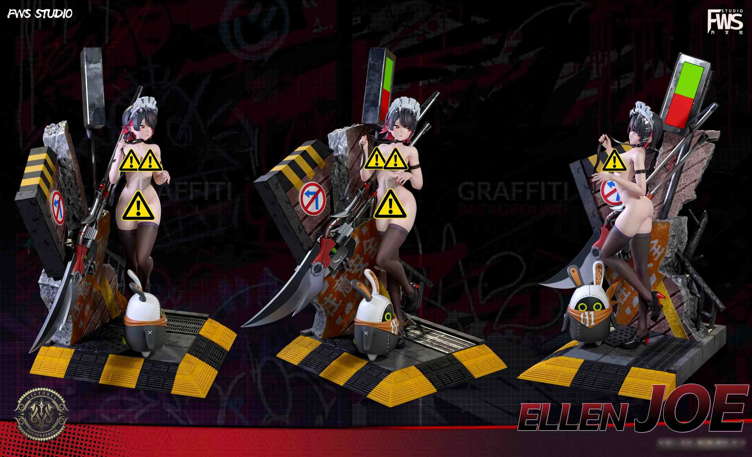 1/6 Scale Ellen Joe - Zenless Zone Zero Resin Statue - FWS Studio - Image 5