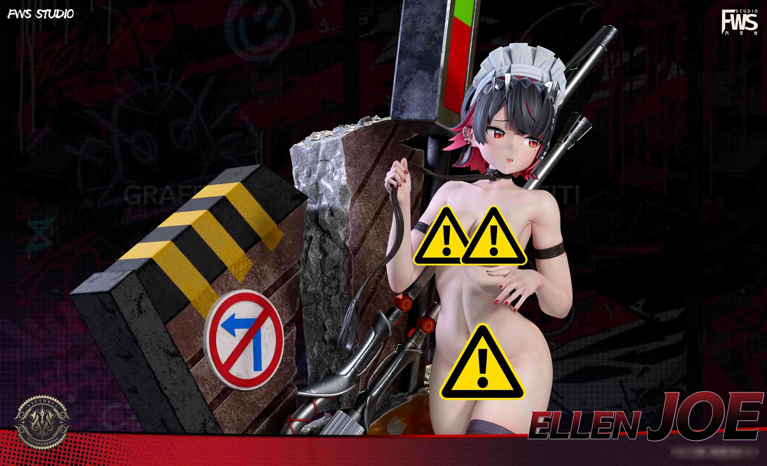 1/6 Scale Ellen Joe - Zenless Zone Zero Resin Statue - FWS Studio - Image 6