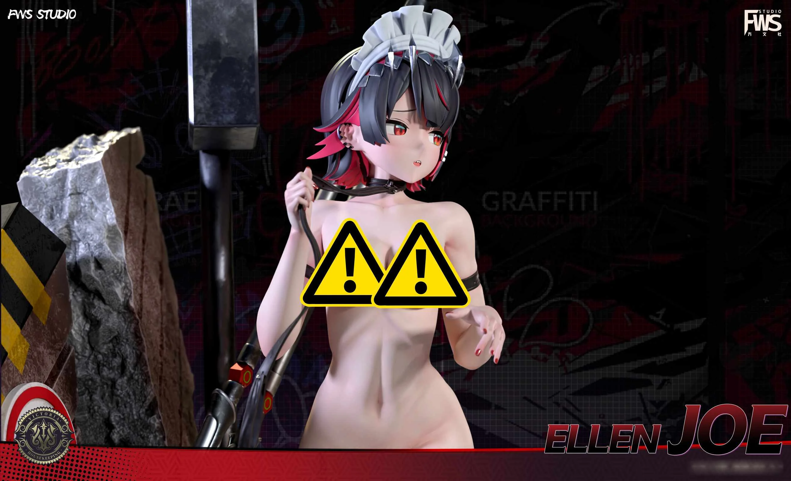 1/6 Scale Ellen Joe - Zenless Zone Zero Resin Statue - FWS Studio - Image 7