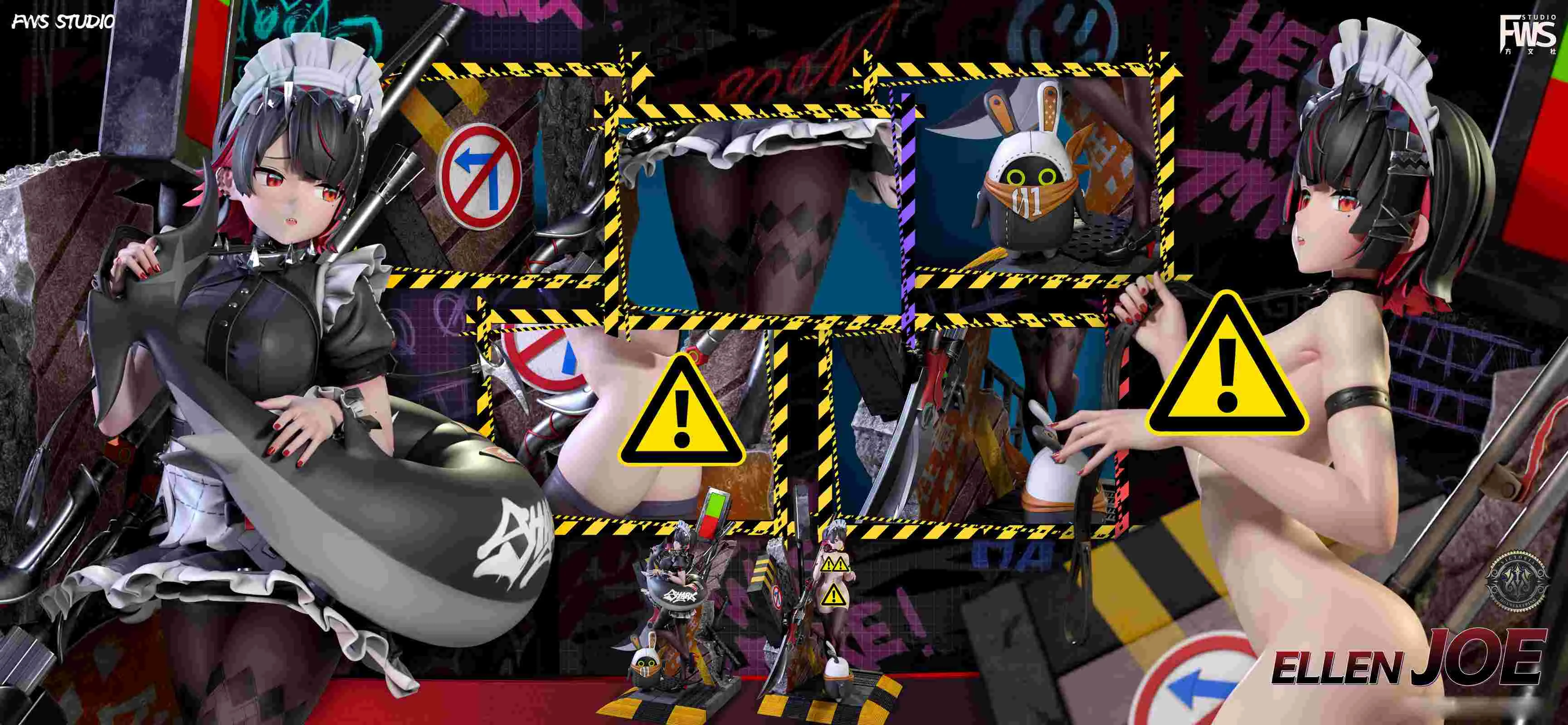 1/6 Scale Ellen Joe - Zenless Zone Zero Resin Statue - FWS Studio - Image 8