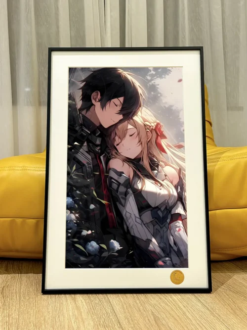 Kazuto Kirigaya & Yuuki Asuna Decorative Painting - Sword Art Online - Xingkong Studio