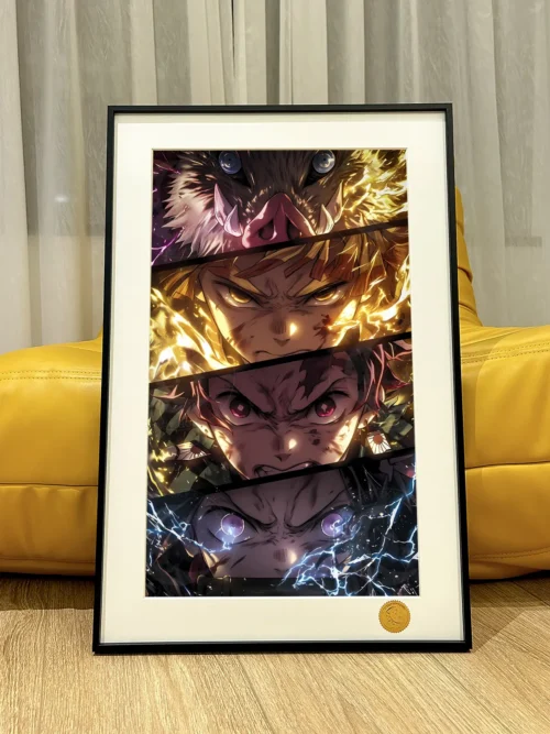 Travelling Group Decorative Painting - Demon Slayer: Kimetsu No Yaiba - Xingkong Studio