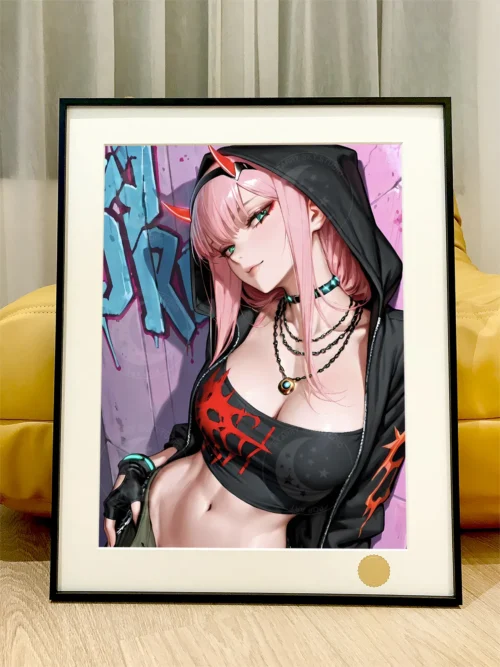 Fashion Style Zero Two Decorative Painting - DARLING in the FRANXX - Xingkong Studio