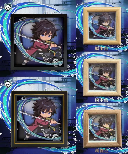 3D Decorative Paint of Giyu Tomioka - Demon Slayer: Kimetsu No Yaiba Decorative Painting - AoTu Panda Studio - Image 1