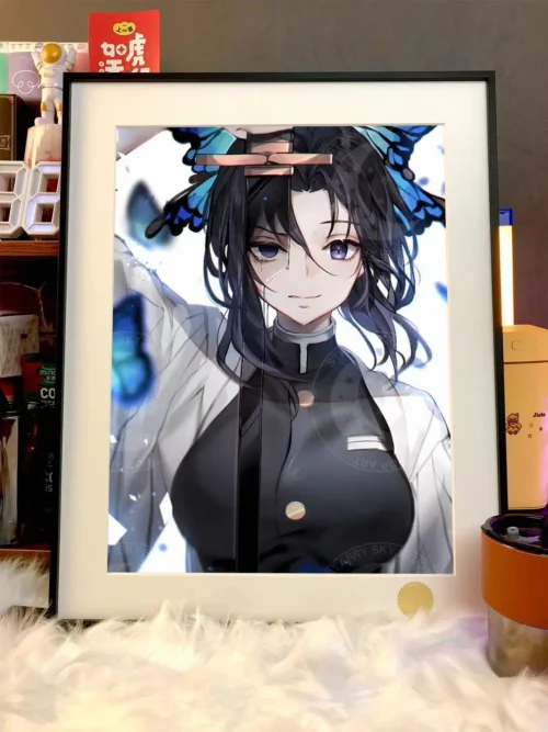 Insect Hashira Shinobu Kocho Decorative Painting - Demon Slayer: Kimetsu No Yaiba - Xingkong Studio - Image 2