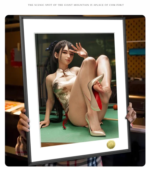 A3 & 4K Size Billiard Girl EVE Decorative Painting - Stellar Blade Decoration Painting - HuangGua Studio - Image 2