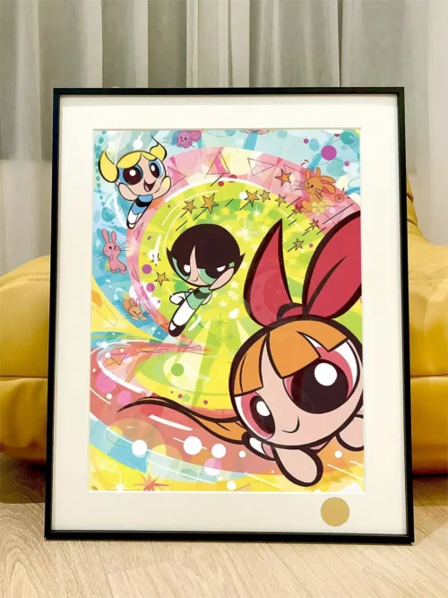 Rainbow Powerpuff Girls Decorative Painting - The Powerpuff Girls - Xingkong Studio - Image 1