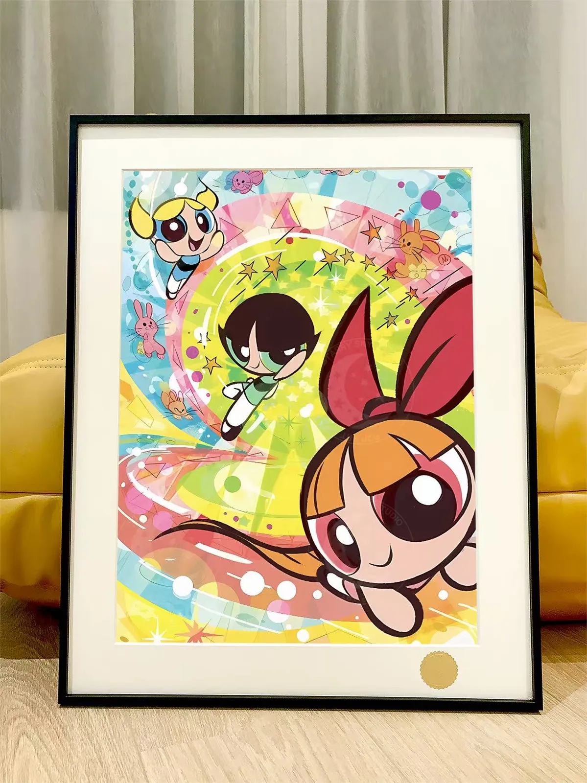 Rainbow Powerpuff Girls Decorative Painting - The Powerpuff Girls - Xingkong Studio - Image 1