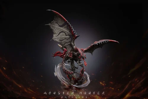 Rathalos & Silver Rathalos & Azure Rathalos - MONSTER HUNTER WORLD Resin Statue - Edge Studio - Image 2