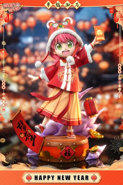 New Year 2026 Anya Forger - SPY X FAMILY Resin Statue - WakuWaku Studio - Image 1