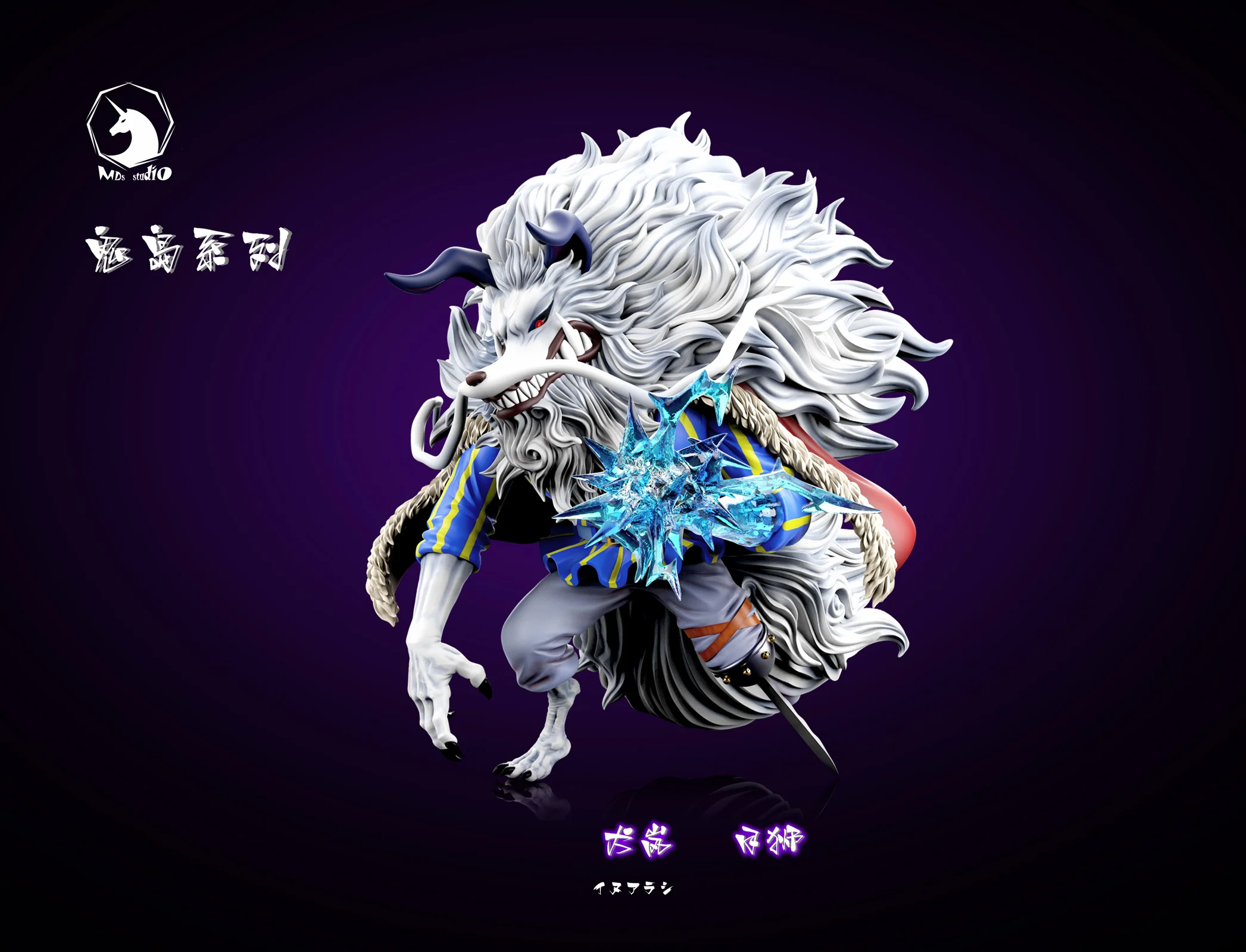 Sulong Form Nekomamushi & Inuarashi - ONE PIECE Resin Statue - MDS Studio - Image 3