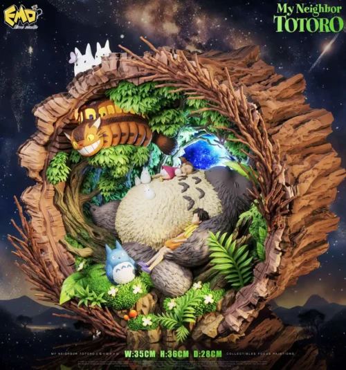 Totoro's Midsummer Night Dream with LED - My Neighbor Totoro Resin Statue - EMO.Studio - Image 2