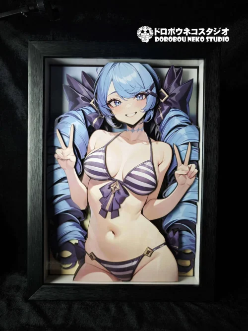 DSMG-087 Gwen 3D Decorative Painting - League of Legends (LOL) - Dorobou Neko Studio