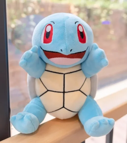 Licensed Laughing Squirtle Super Soft Short Plush Doll - Free Shipping - Pokemon