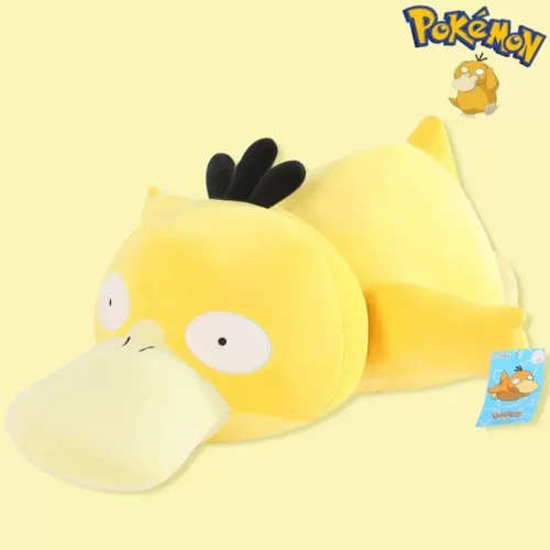 Licensed Lying Down Psyduck Super Soft Short Plush Doll - Free Shipping - Pokemon