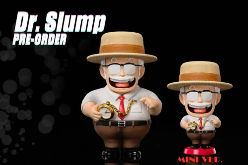 WCF & Mini Scale Penguin Village Series 014 Principal - Dr. Slump Resin Statue - LeaGue Studios