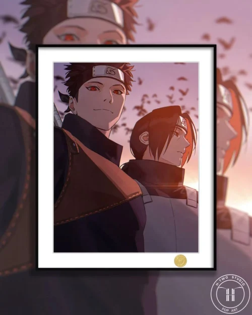 Shisui Uchiha & Itachi Uchiha Decorative Painting - Naruto - H-TWO Studio