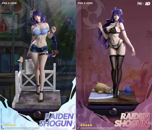 1/4 Scale Raiden Shogun - Genshin Impact Resin Statue - FWS Studio - Image 1