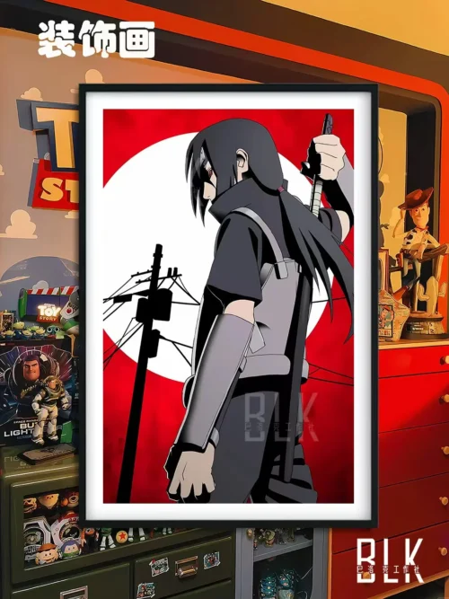 Anbu Itachi Uchiha Decorative Painting & Fridge Magnet - Naruto - BLK Studio