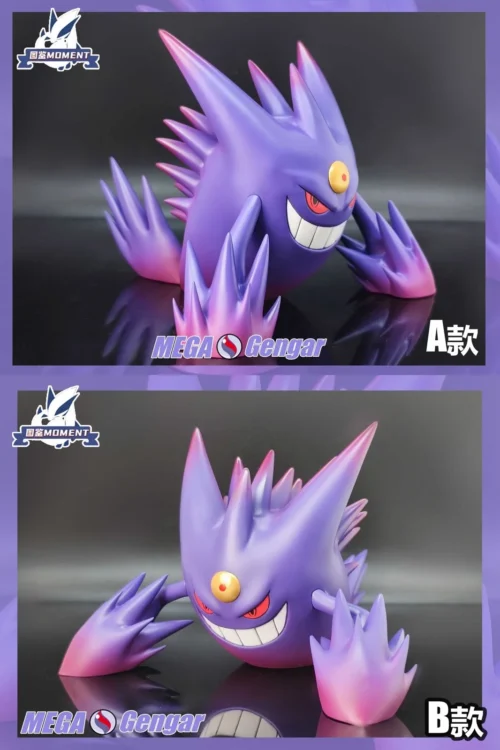 1/20 Scale World Zukan Mega Gengar - Pokemon Resin Statue - Tujian MOMENT Studios - Image 1