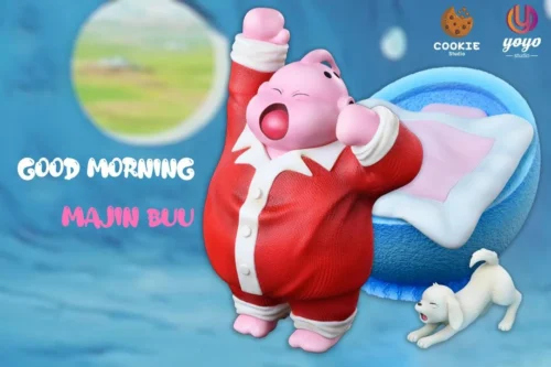 SD Scale Good Morning Majin Buu - Dragon Ball Resin Statue - Cookie Studios [Pre-Order] - Dragon Ball