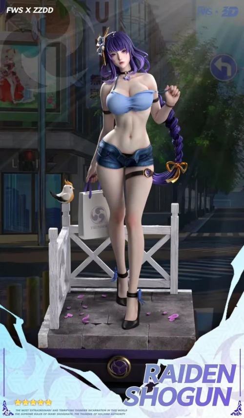 1/4 Scale Raiden Shogun - Genshin Impact Resin Statue - FWS Studio - Image 2