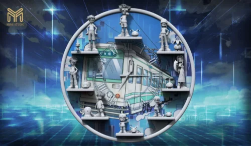 MH Scale First Generation Characters - Digimon Resin Statue - My-Studio - Image 2