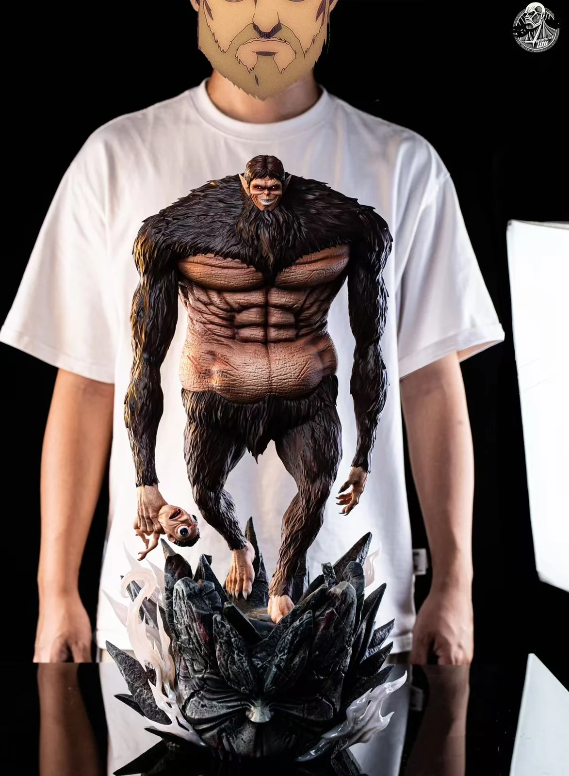 Beast Titan with LED - Attack On Titan Resin Statue - Warhead Studios - Image 1