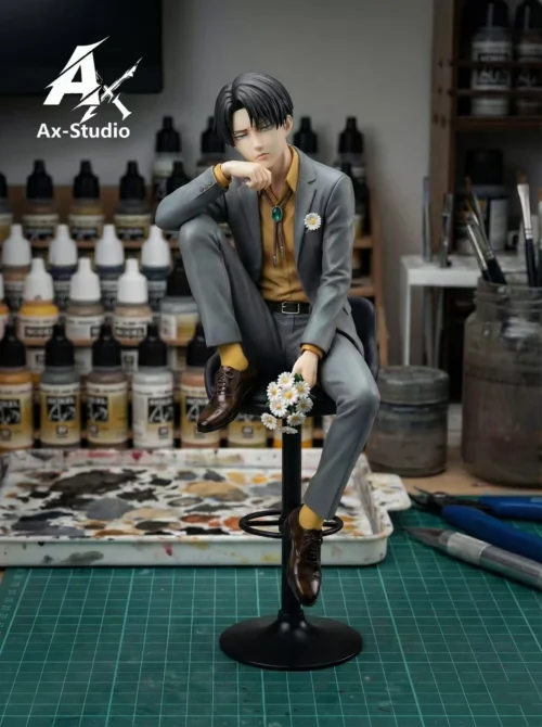 Chair Series 001 Levi Ackerman - Attack On Titan Resin Statue - AA-Studio - Image 1