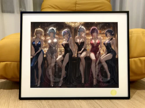 Bar Lady Decorative Painting - Honkai: Star Rail Genshin Impact Zenless Zone Zero - Xingkong Studio - Image 1