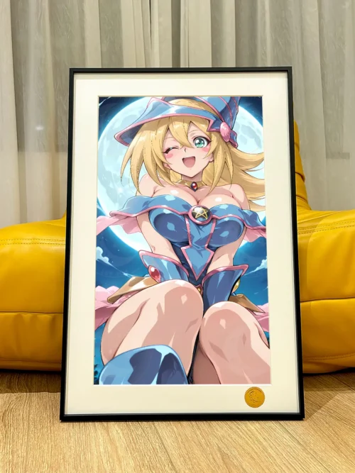 Under Moon Dark Magician Girl Decorative Painting - Duel Monsters/ Yu-Gi-Oh! - Xingkong Studio - Image 1