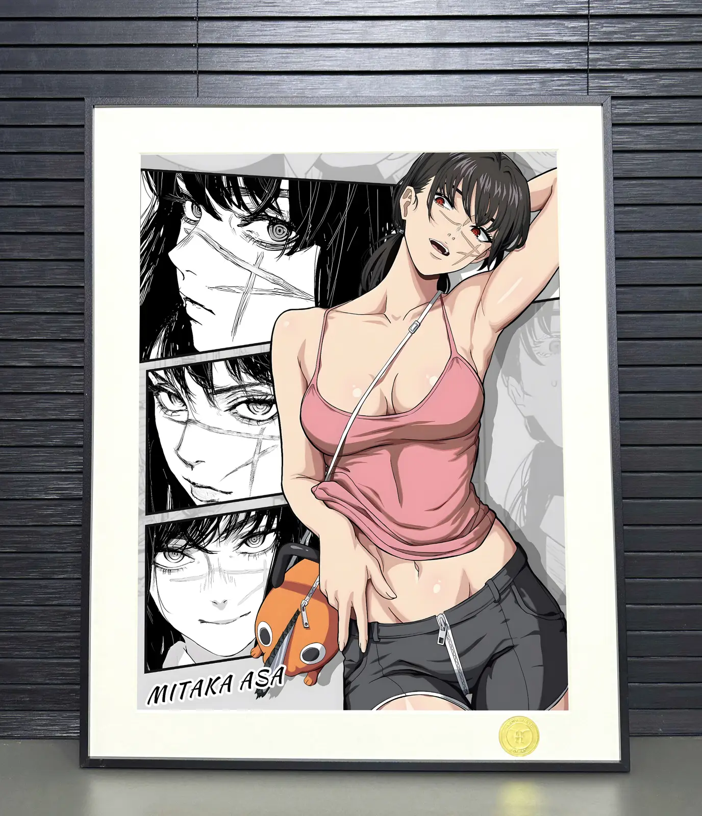 Asa Mitaka Decorative Painting - Chainsaw Man - H-TWO Studio - Image 2
