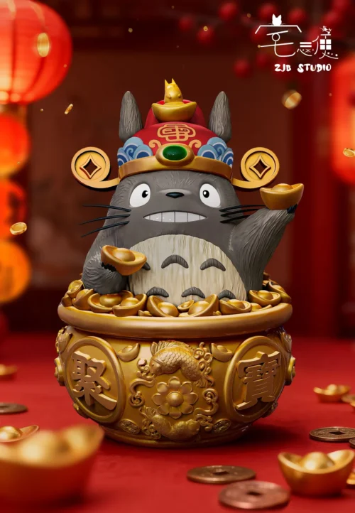 Wealth Totoro - My Neighbor Totoro Resin Statue - ZJB Studio - Image 1