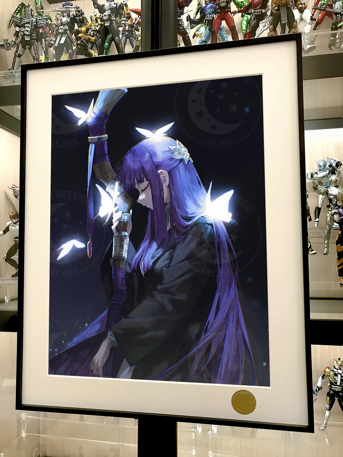 Butterflies Fern Decorative Painting - Frieren: Beyond Journey's End - Xingkong Studio - Image 3