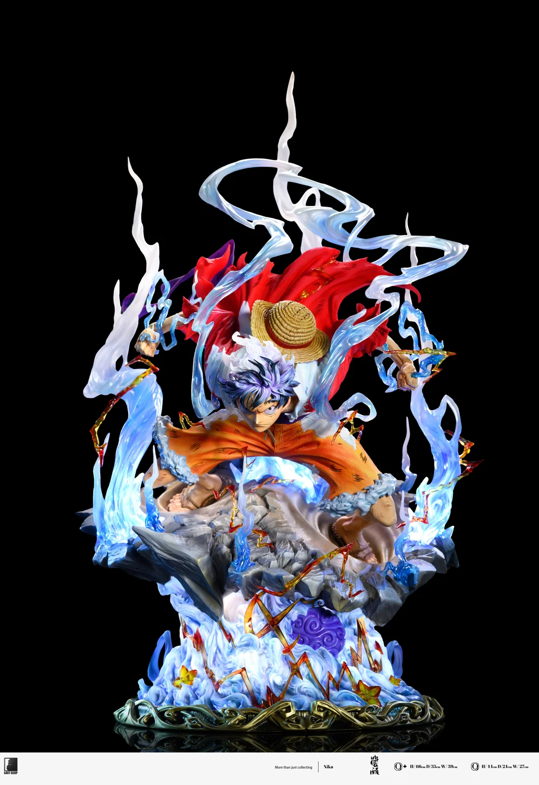 1/6 & 1/4 Scale Awakened Monkey D. Luffy with LED - ONE PIECE Resin Statue - LAST SLEEP Studios - Image 2