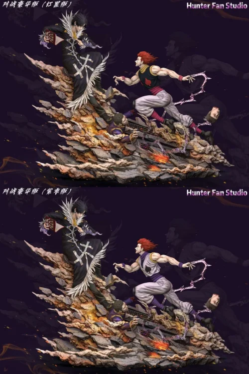 1/6 Scale Chrollo Lucilfer vs Hisoka Morow - HUNTER X HUNTER Resin Statue - Hunter Fan Studios - Image 1