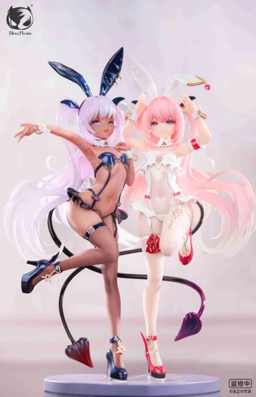 1/6 Scale Rurumu & Kuromu - Original Design Official Statue - Bear Panda Studio - Image 1