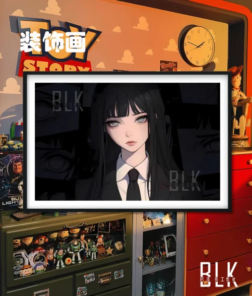 Suit Ver. Hinata Hyuuga Decorative Painting & Fridge Magnet - Naruto - BLK Studio