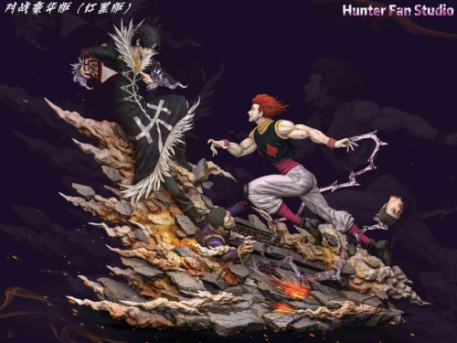 1/6 Scale Chrollo Lucilfer vs Hisoka Morow - HUNTER X HUNTER Resin Statue - Hunter Fan Studios - Image 2
