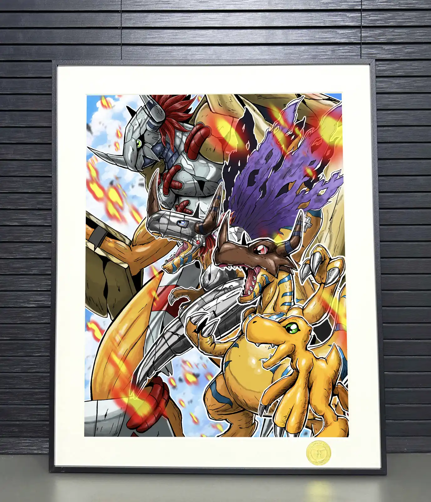 All Level Agumon Decorative Painting - Digimon - H-TWO Studio - Image 2