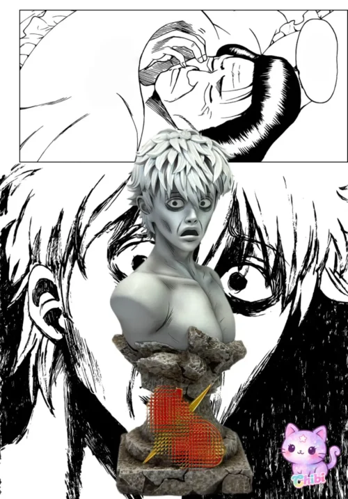 Shocked Gintoki Sakata Bust Statue - GINTAMA Resin Statue - Chibi-Studio - Image 1