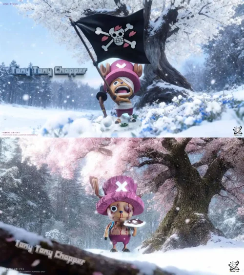 Raising Flag & Found Mushroom Tony Tony Chopper - ONE PIECE Resin Statue - Dream Lab Studio - Image 1