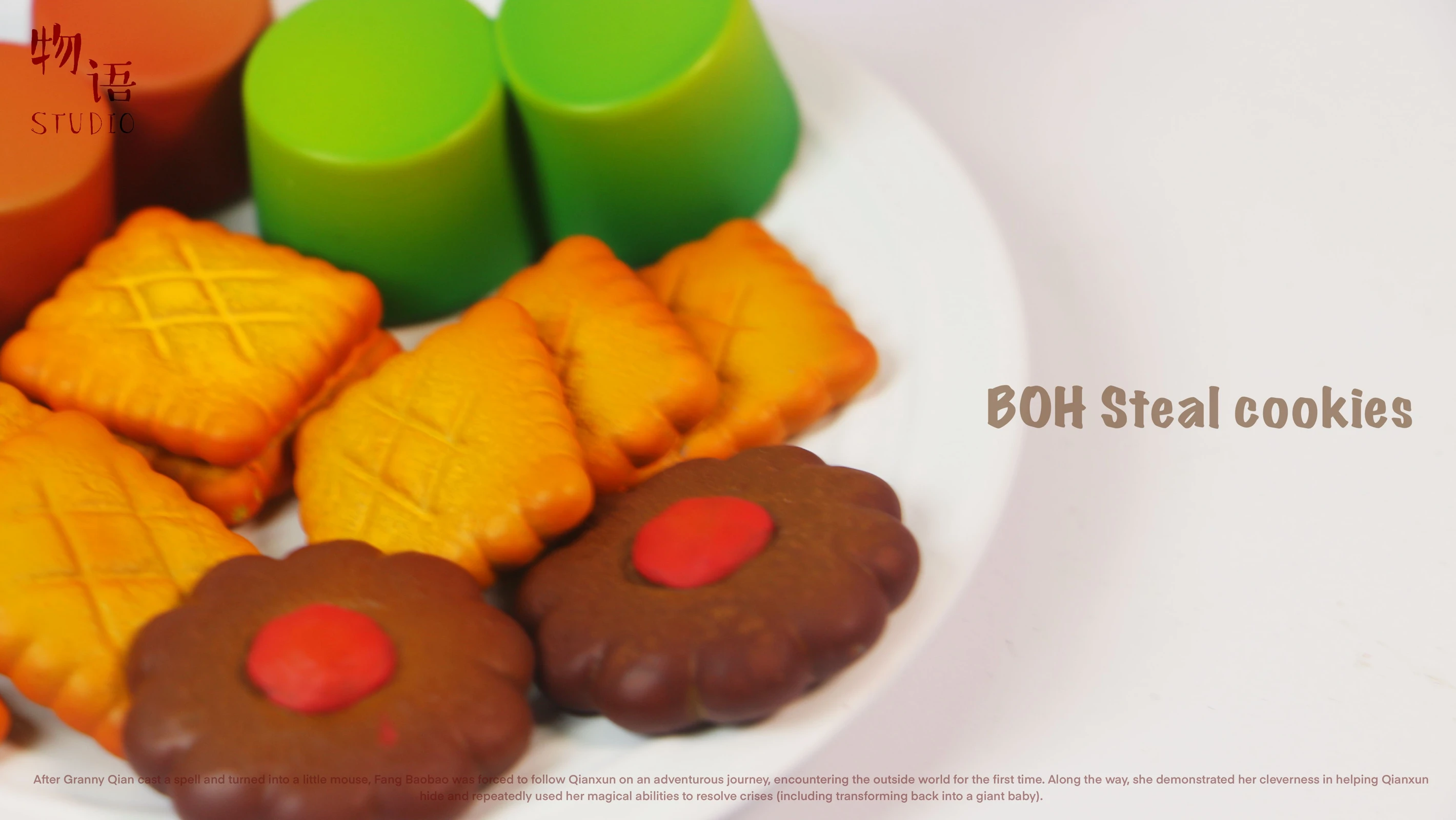 Boh Stealing Biscuit - Spirited Away Resin Statue - WuYu Studio - Image 7