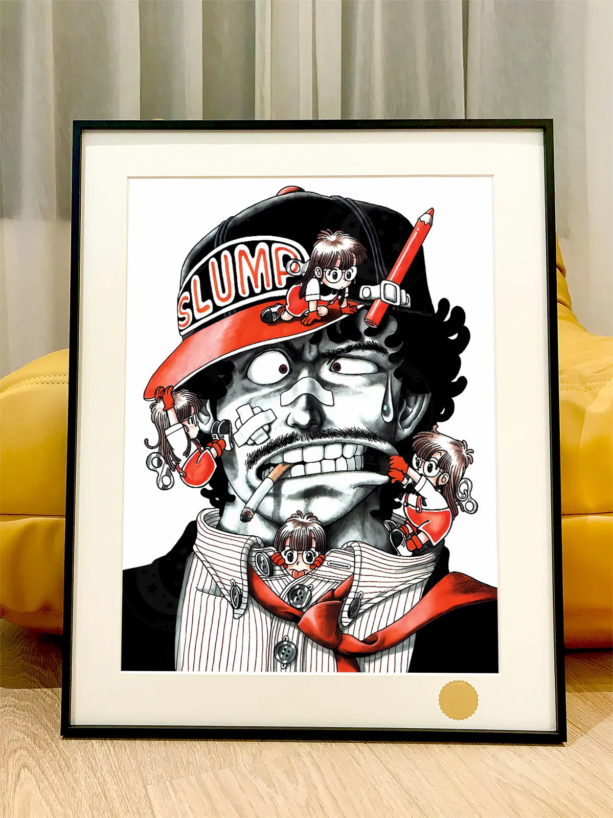 Senbei Norimaki Decorative Painting - Dr. Slump - Xingkong Studio - Image 1