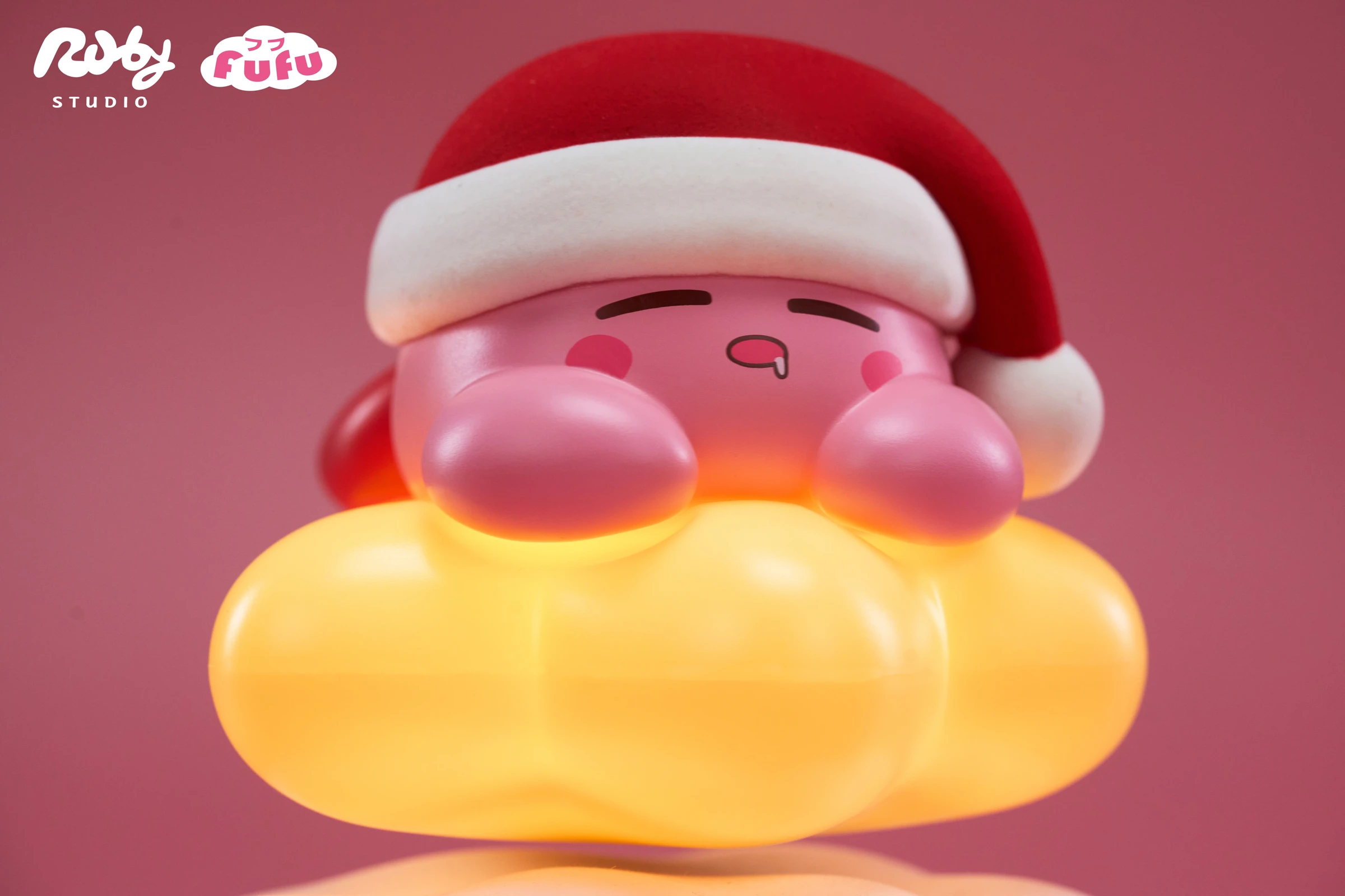 Christmas Special Ver. Sweet Dream Kirby with LED - Kirby Statue - Ruby Studio - Image 5