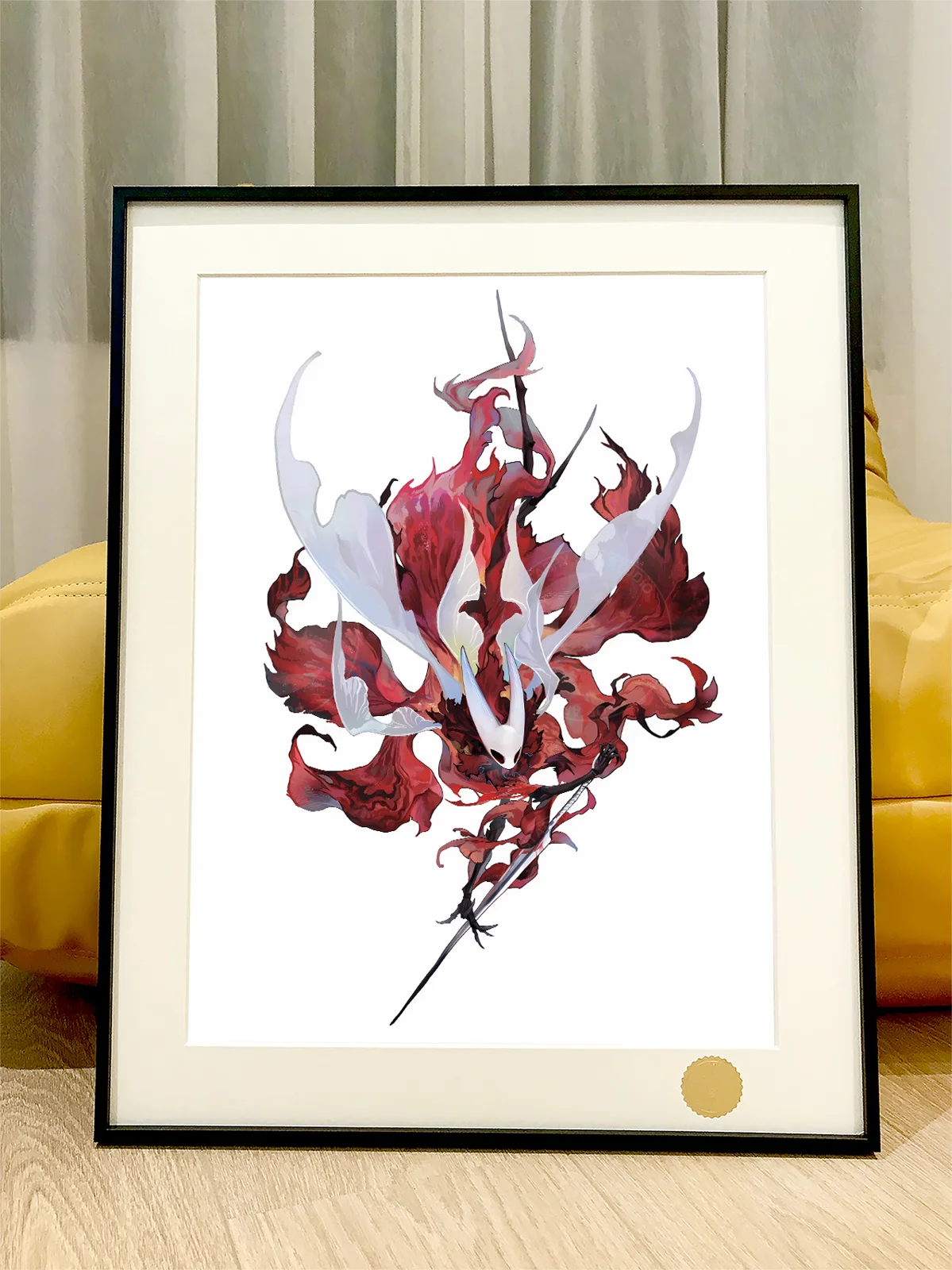Silksong Ver. Hornet Decorative Painting - Hollow Knight - Xingkong Studio - Image 1